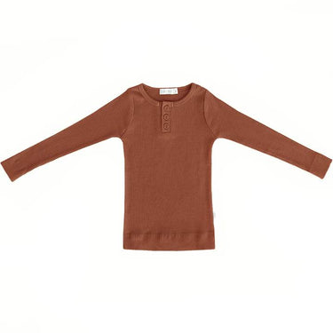 Jamie Kay Organic Henly Long Sleeve Top, Copper